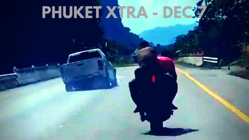 PHUKET XTRA: VIDEO: Movie-style cop chase! Phuket roads to close? Propeller slashing charges! || Dec. 7