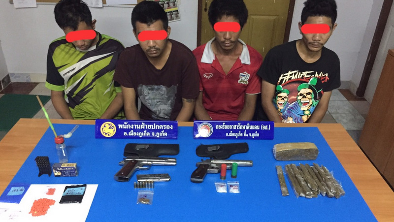 All-night stakeout nets four suspects for illegal guns, drugs