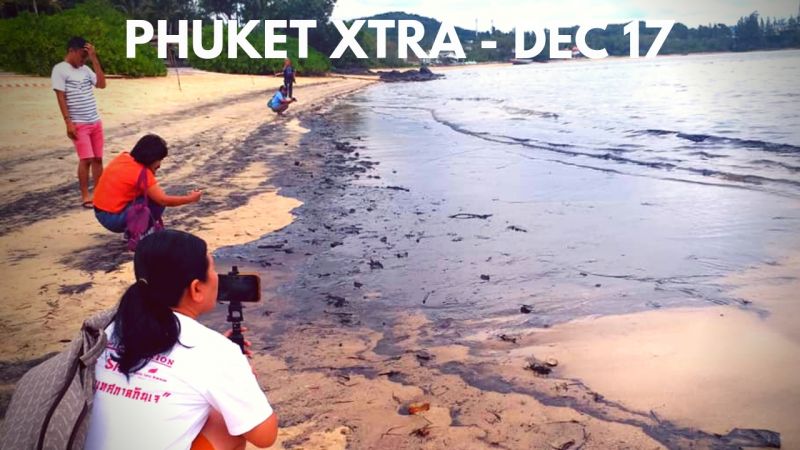 PHUKET XTRA: VIDEO: Phuket oil spill! Music for elephants! Are island roads safer? || Dec. 17