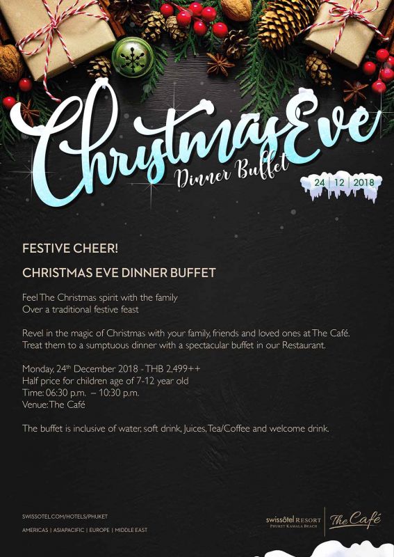 Festive Cheer! Christmas Eve Dinner Buffet