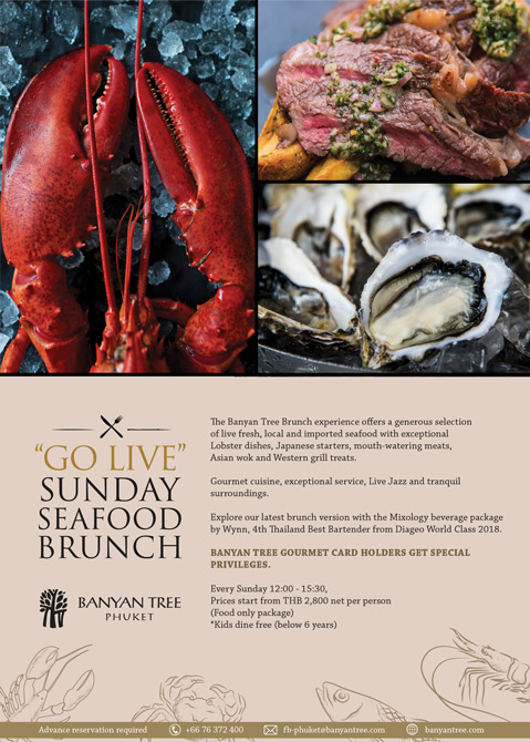 Go Live Sunday Seafood Brunch
