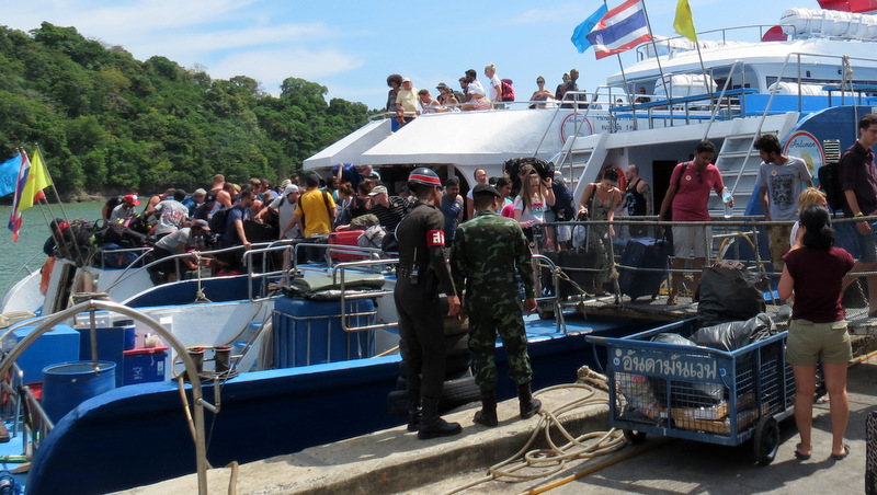 Safety measures boosted at bustling Phuket ports for New Year