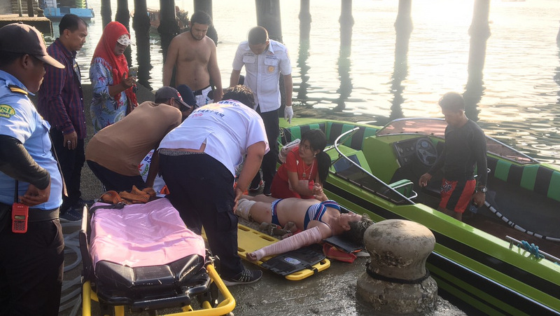 French tourist injured as parasail ride lands on tour boat