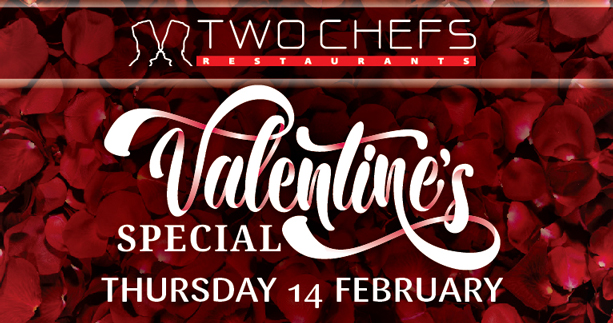 Valentines Dinner at Two Chefs Bar & Grill