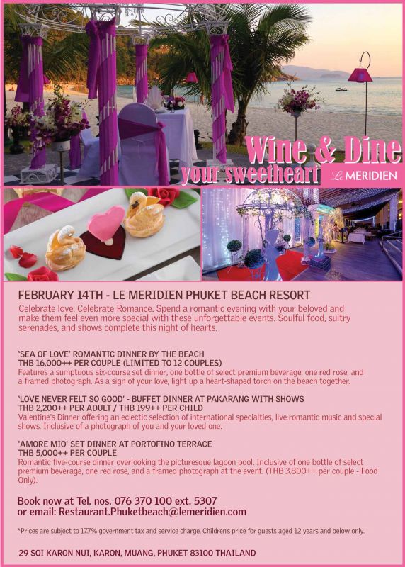 Wine & Dine your sweetheart