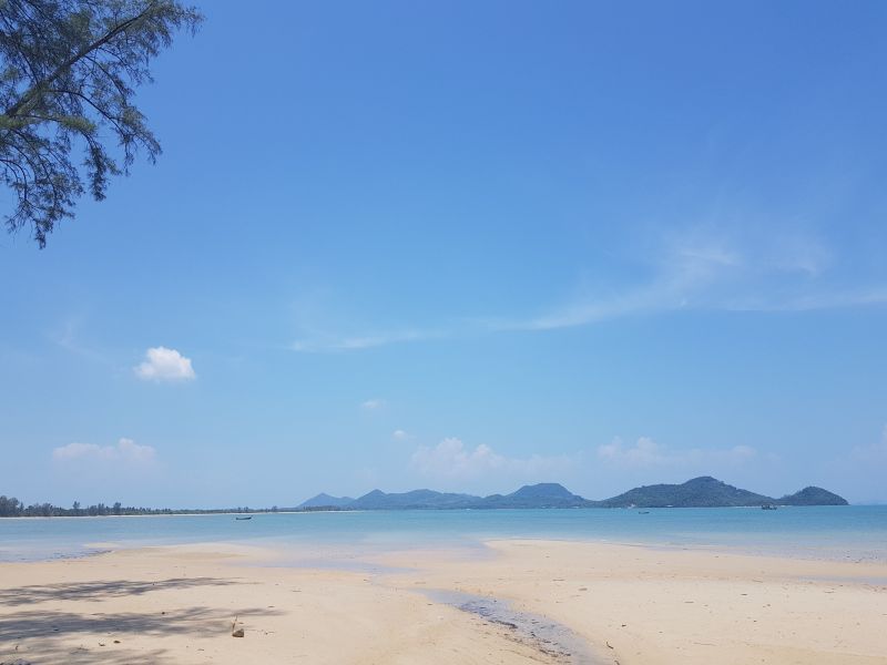 White sand beach