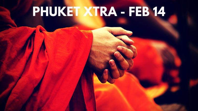 PHUKET XTRA: VIDEO: Bad monks sent to jail! Wild elephants trample monk! B400 fine after bus crash? || Feb. 14