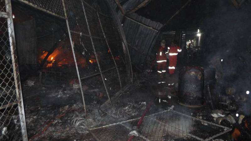 Fire breaks out at LPG refit centre