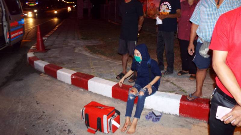 Motorcyclist crushed under turning truck