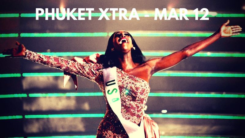 PHUKET XTRA: VIDEO: Questionable planes in the air? ’No security fears’ in Phuket! Transgender beauty queen! || March 12