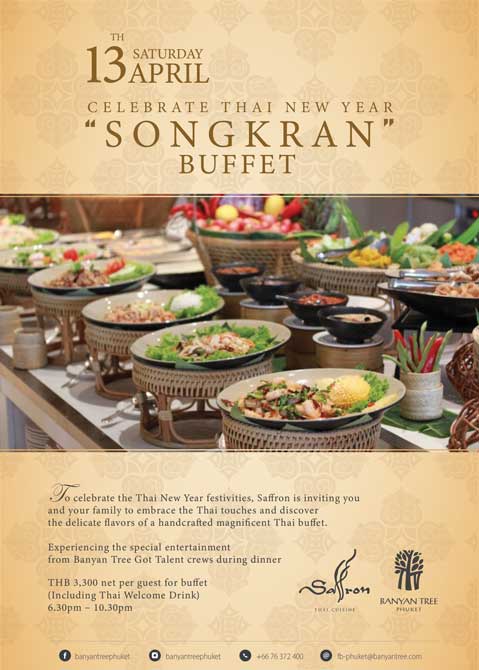 CELEBRATE THAI NEW YEAR “SONGKRAN BUFFET”