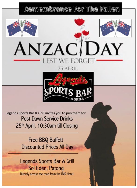 ANZAC post Dawn Service Drinks