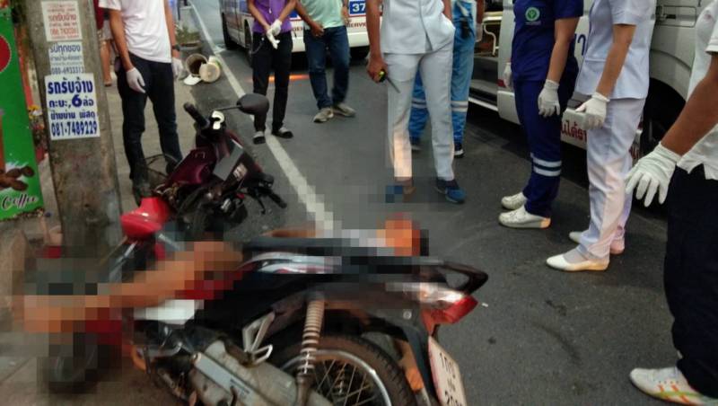 Motorcyclist dead after swerving to avoid turning minivan
