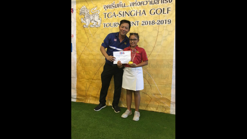 Phuket’s 10yr old golf star scores albatross and qualifies for US tournament