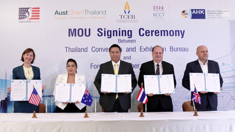 TCEB inks MoU with four foreign Chambers of Commerce
