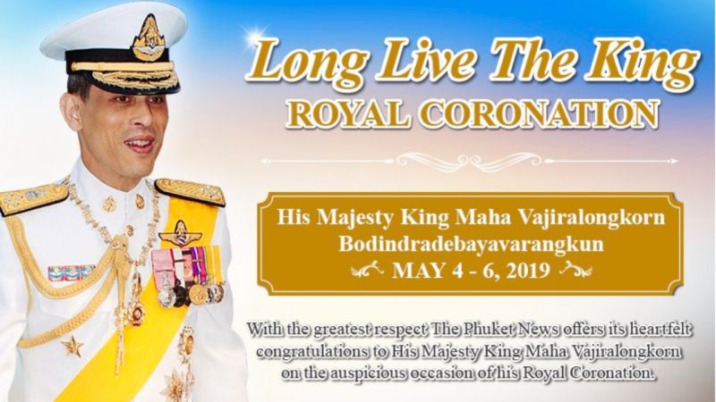 PHUKET XTRA: VIDEO: Royal Coronation of His Majesty the King! Phuket braces for stormy weekend? || May 3