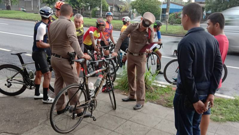 Police urge safety after Italian cyclist hit by car