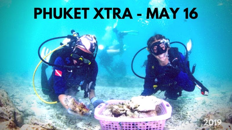 PHUKET XTRA: VIDEO: Cannibal secrets? Thalang Riot arrest! Restoring Maya Bay corals! || May 16