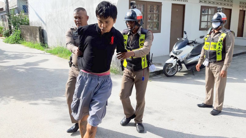Man arrested for attack on woman in Chalong