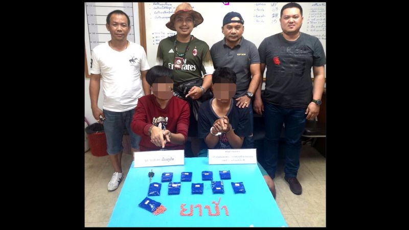 Two men caught with 2,000 meth pills in Phuket Town
