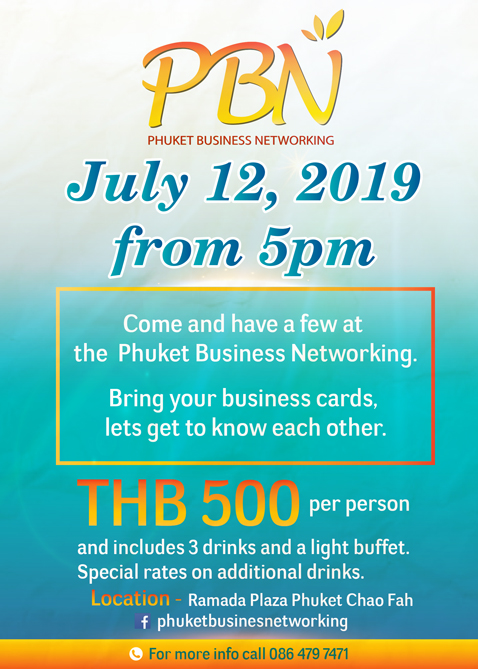 Phuket Business Networking - Jul 2019