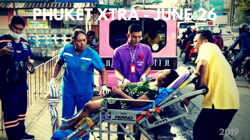 PHUKET XTRA: VIDEO: Tuk-tuk baby birth! Cop barbershop? Deep south SIM card registry? || June 26
