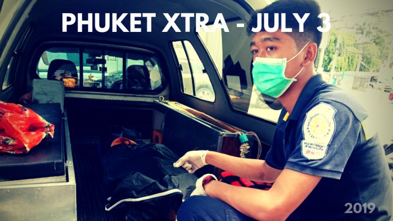 PHUKET XTRA: VIDEO:  Scared to death? Pervy official wanted! Stop ignoring the red flags at the beach!  || July 3