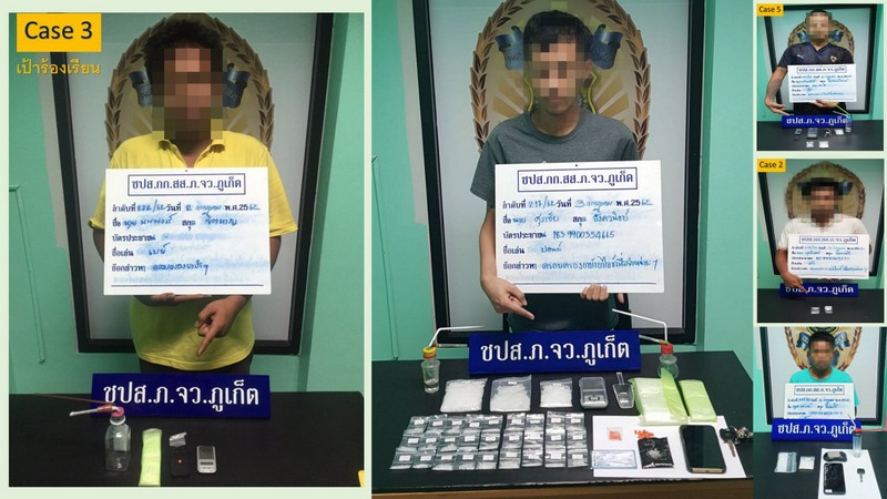 Five arrested for drugs in three days, motorbikes and pickup truck seized