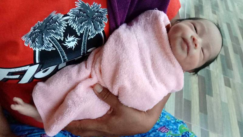 Baby boy abandoned on rented room doorstep
