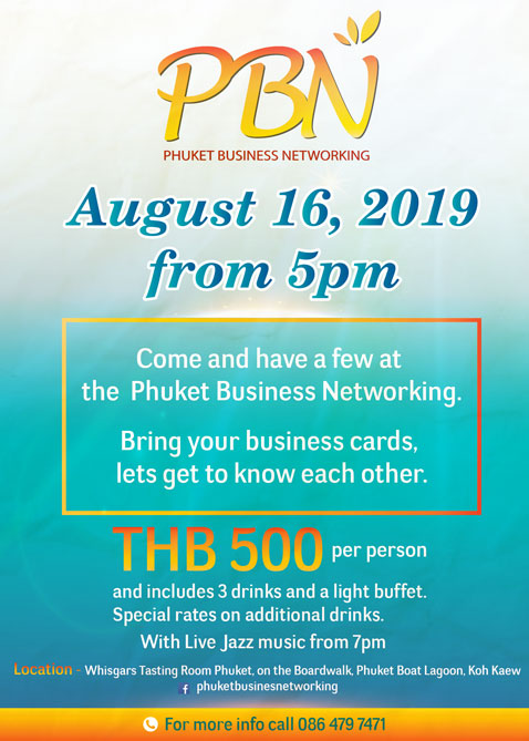 Phuket Business Networking - Aug 2019
