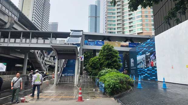 Loud bangs at BTS station, other areas in Bangkok
