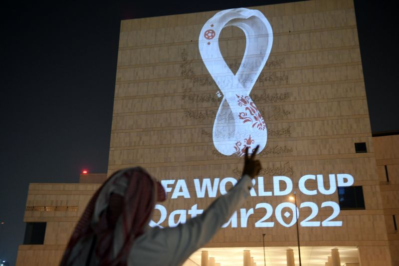 Qatar unveils 2022 World Cup logo round the globe