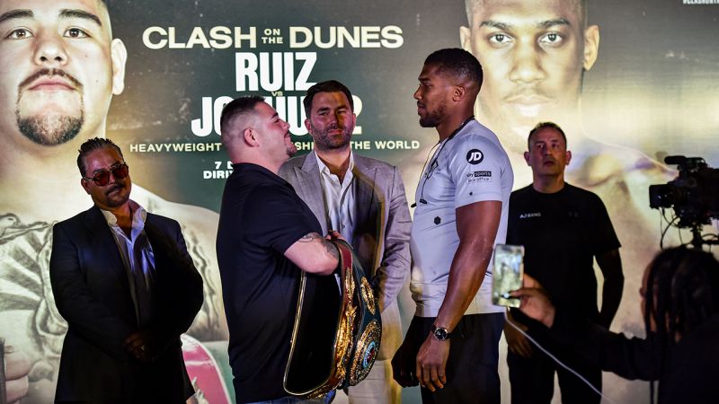 Ruiz Jr to 'make more history' against Joshua in contentious Saudi rematch