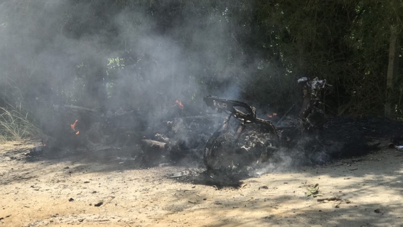 Three motorbikes torched on road to Freedom Beach