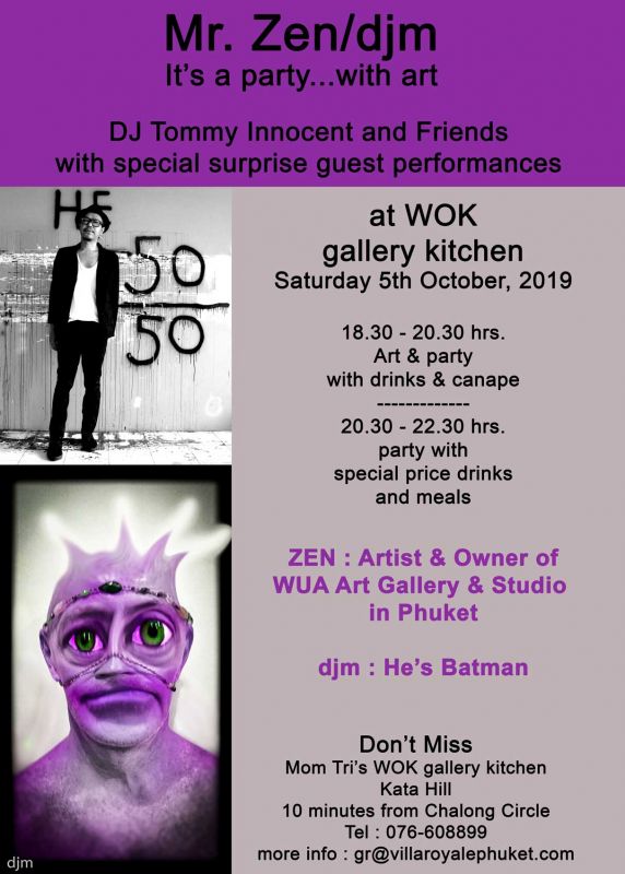 Mr. Zen/djm It's a party....with art