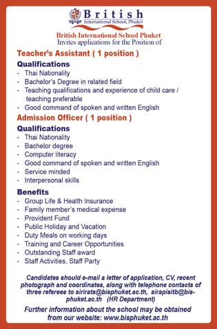 Teacher's Assistant & Admission Officer