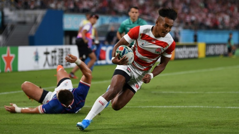 Matsushima treble fires Japan to World Cup win over Russia