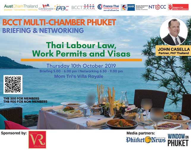 Multi-Chamber Phuket Briefing & Networking