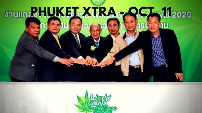 PHUKET XTRA: VIDEO: Jumping off bridge to escape cops! World Ganja Festival 2020 in Thailand! || October 11