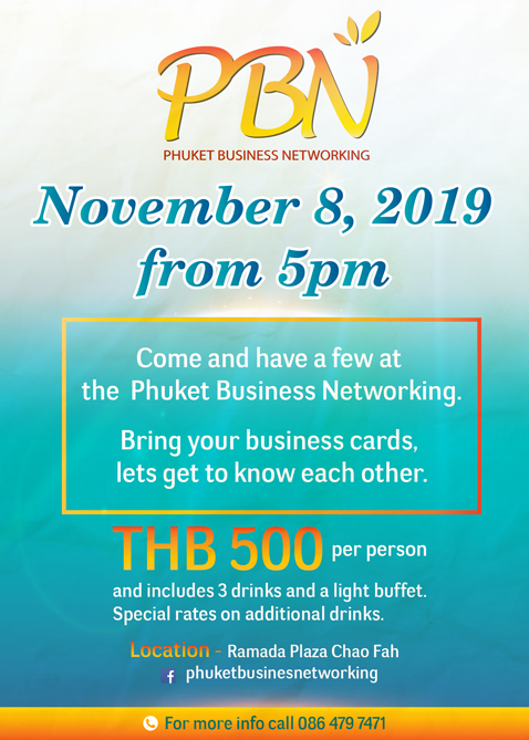 Phuket Business Networking - Nov 2019
