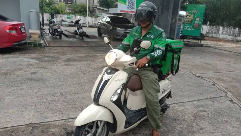 Police officer grabs some extra income with second role as food delivery driver
