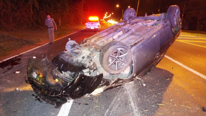 Woman killed, thrown out of car overturned on bypass road