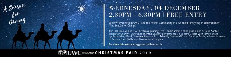 The United World College Thailand (UWCT) Christmas Fair
