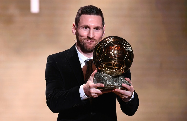 Messi wins sixth Ballon d'Or as Rapinoe takes women's prize