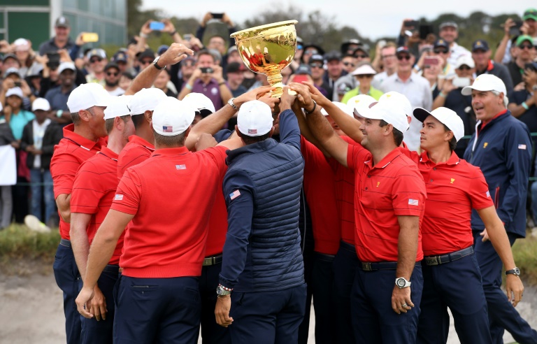 Woods leads US Presidents Cup fightback to crush Els dream