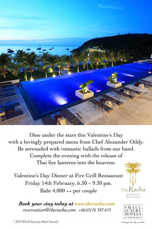 Valentine's Day dinner at The Racha
