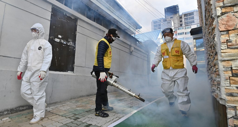 South Korea coronavirus cases pass 2,000