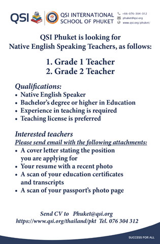 Grade 1 & Grade 2 Teacher