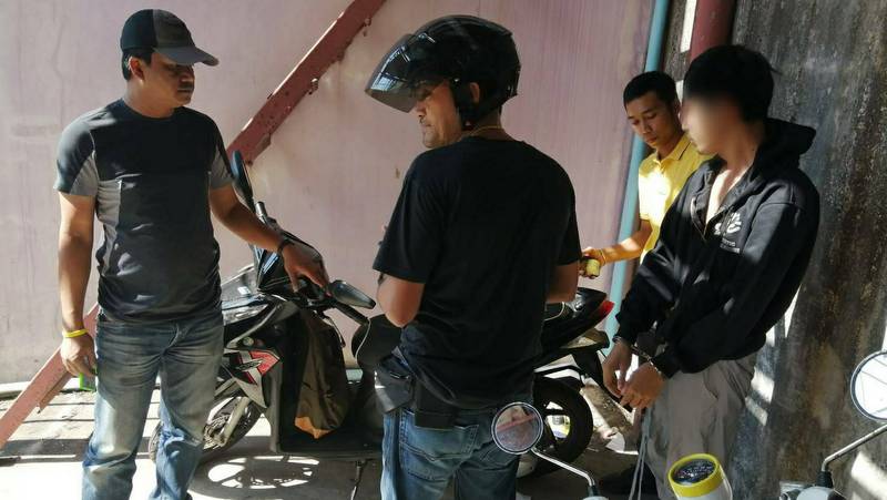 Motorbike thief arrested