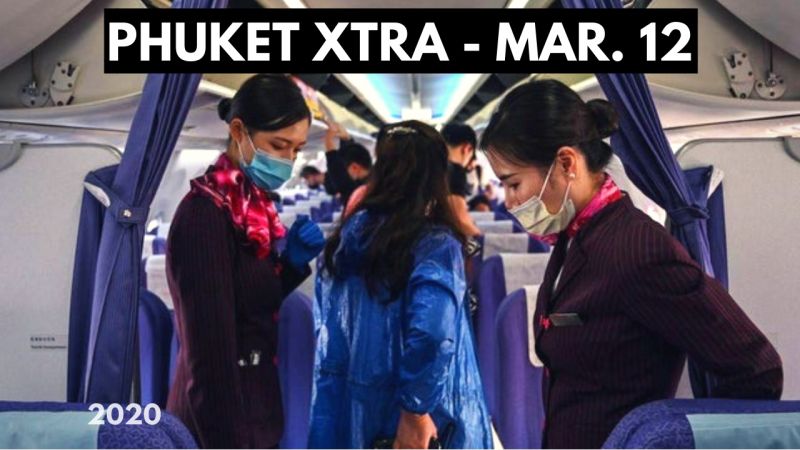PHUKET XTRA: VIDEO: Thailand coronavirus measure in effect! 11 more infected? Citizens catch thief! || March 12